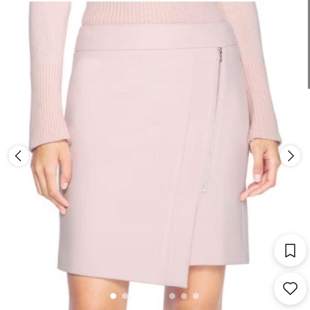 White House Black Market Women's Pink Skirt